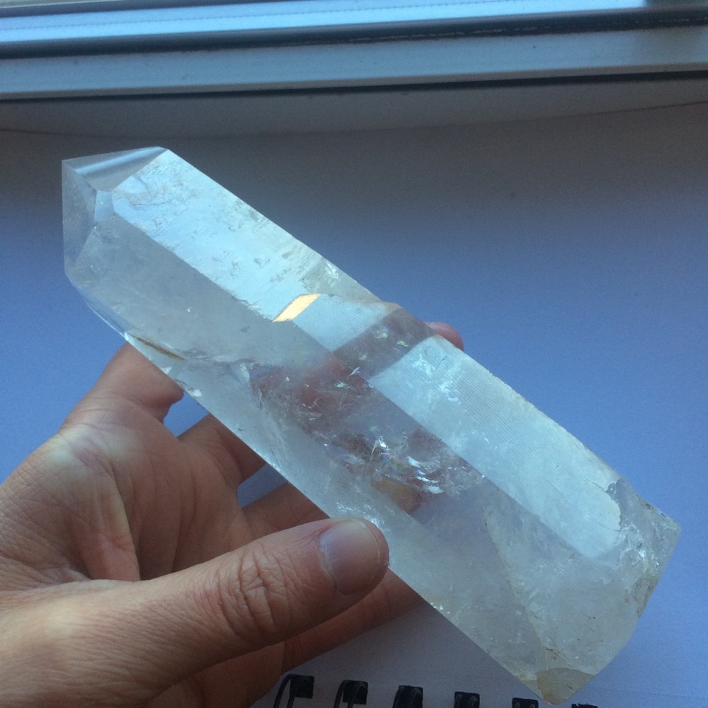 Large Quartz Obelisk